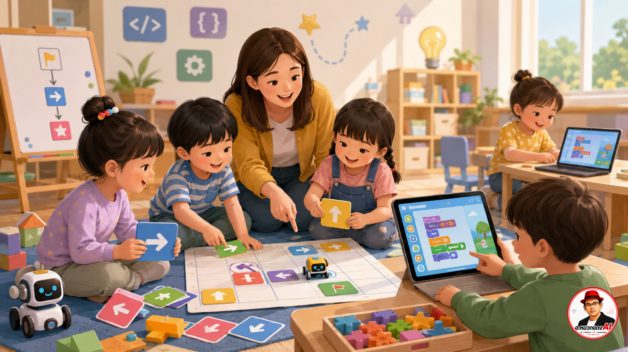 การสอนเขียนโปรแกรม (Coding) สำหรับเด็กเล็ก